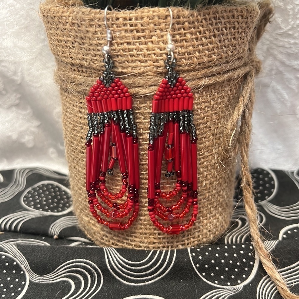 NEW - Boho Chic Beaded Earrings